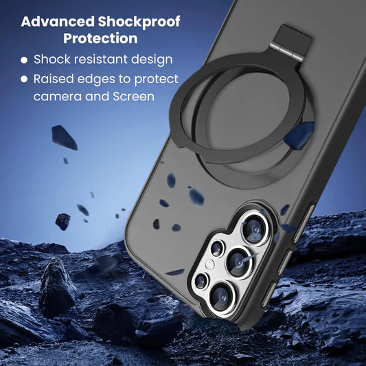 Entronix [Magnetic] Case Compatible with Galaxy S26 Ultra - Translucent Frosted Matte Gripstand - Entronix