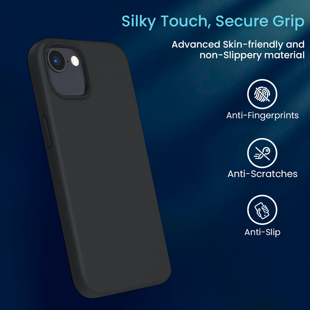 Entronix Case Compatible with iPhone 16E - Soft-Touch Liquid Silicone