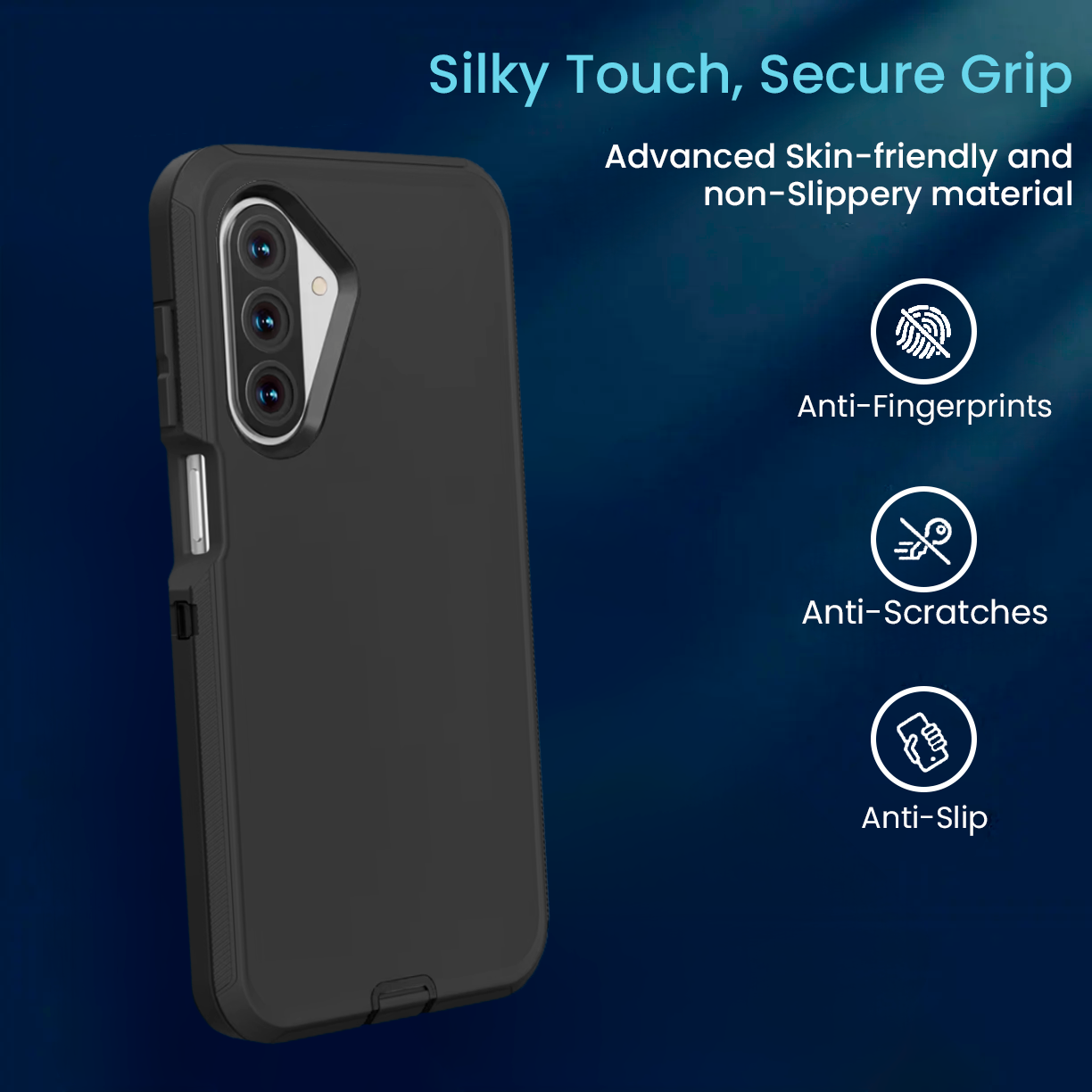 Entronix Case Compatible with Galaxy A17 - Triple-Layer Heavy Duty Protection