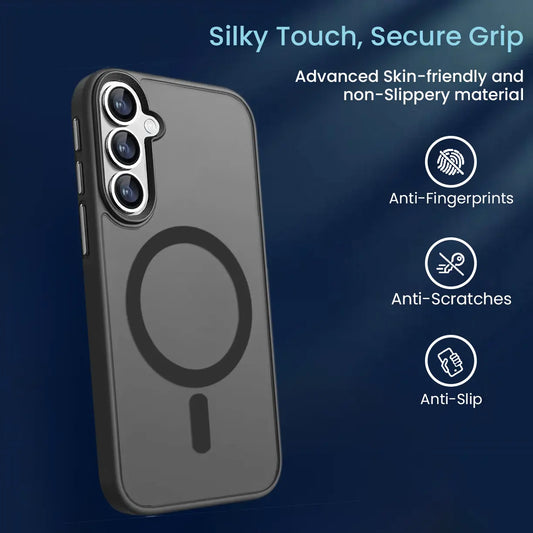 Entronix [Magnetic] Case Compatible with Galaxy S26 Plus - Translucent Frosted Matte - Entronix