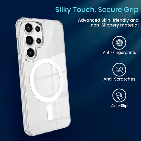 Entronix Bundle Compatible with Galaxy S26 Ultra - [Hard Back] Clear Case & 2 Clear Screen Protectors - Entronix
