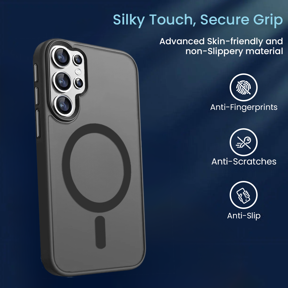 Entronix [Magnetic] Case Compatible with Galaxy S26 Ultra - Translucent Frosted Matte - Entronix