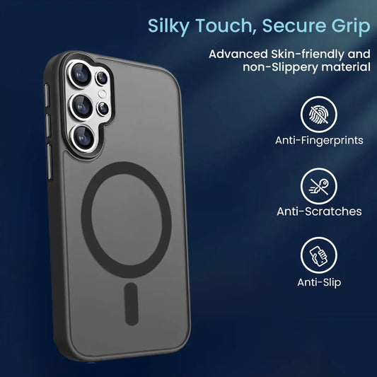 Entronix [Magnetic] Case Compatible with Galaxy S26 Ultra - Translucent Frosted Matte - Entronix