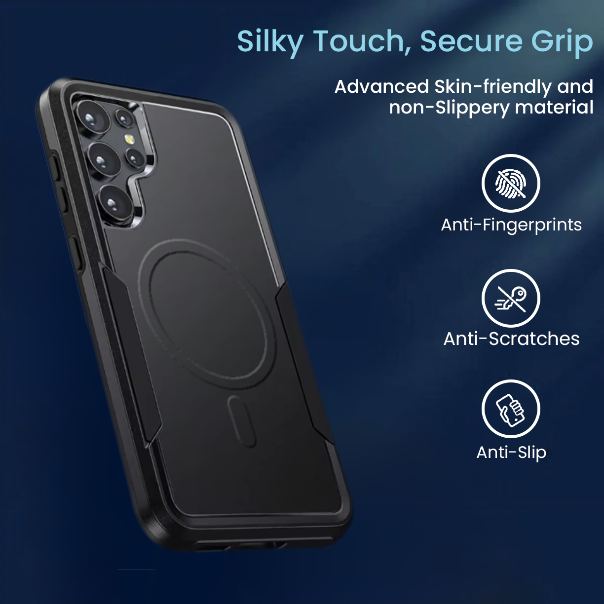 Entronix [Magnetic] Case Compatible with Galaxy S26 Ultra - Soft-Touch Dual-Layer Sleek Cover - Entronix