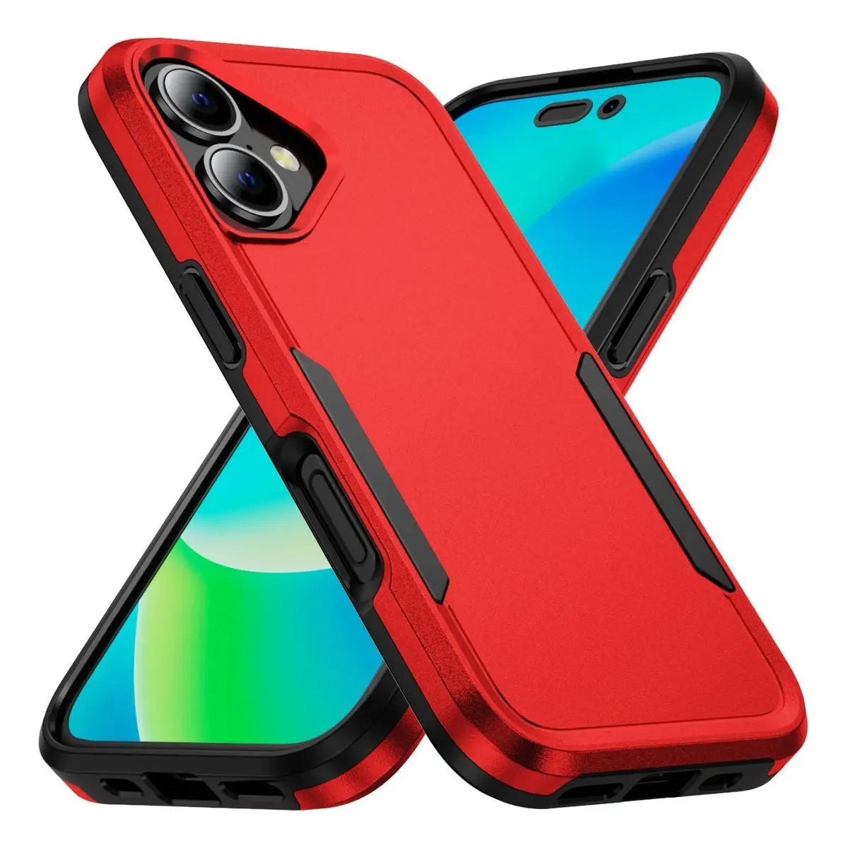 Entronix Heavy Duty Case designed for Apple iPhone 16, Protection Shockproof Dropproof Dustproof Anti-Scratch Phone Case Cover - Entro Retail