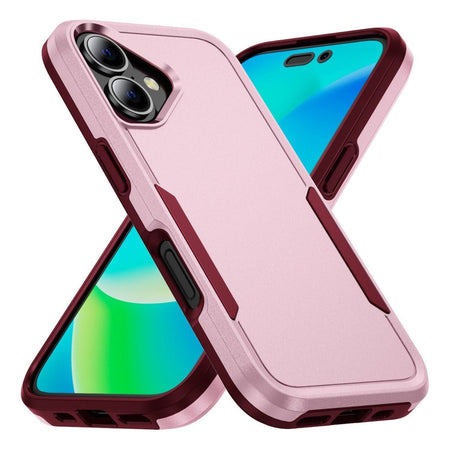 Entronix Heavy Duty Case designed for Apple iPhone 16, Protection Shockproof Dropproof Dustproof Anti-Scratch Phone Case Cover - Entro Retail