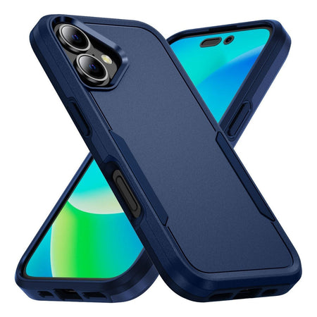 Entronix Heavy Duty Case designed for Apple iPhone 16, Protection Shockproof Dropproof Dustproof Anti-Scratch Phone Case Cover - Entro Retail