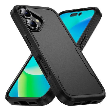 Entronix Heavy Duty Case designed for Apple iPhone 16, Protection Shockproof Dropproof Dustproof Anti-Scratch Phone Case Cover - Entro Retail