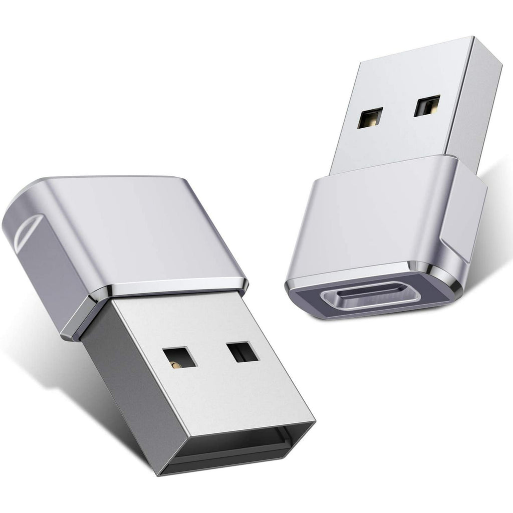 Adapter USB TO TYPEC CC1 Silver 2PK