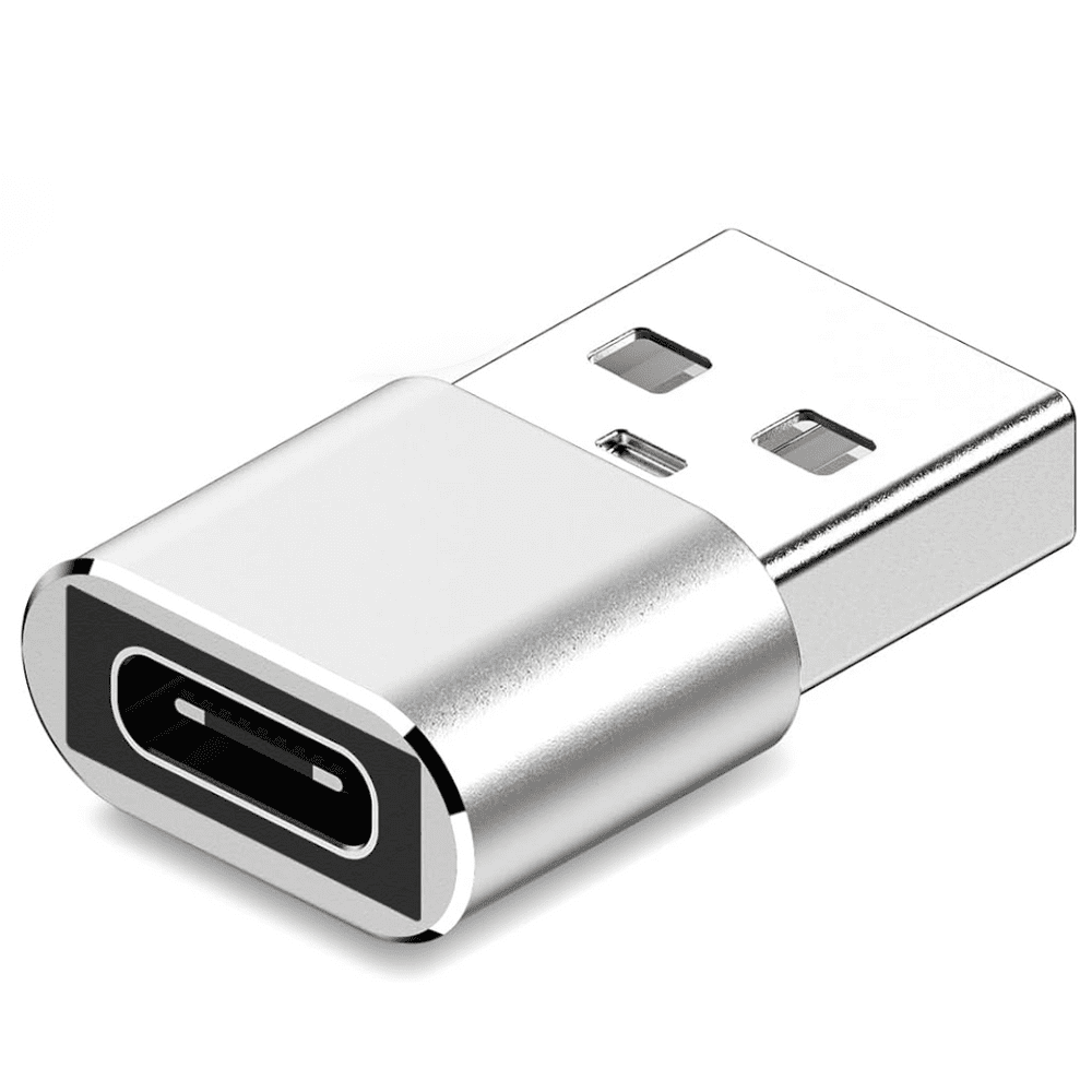 Adapter USB TO TYPEC CC1 Silver