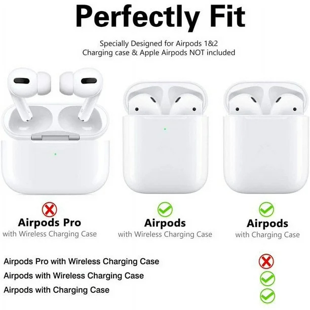Entronix Case Compatible with AirPods 1st/2nd Gen - Luxury Diamonds Cover
