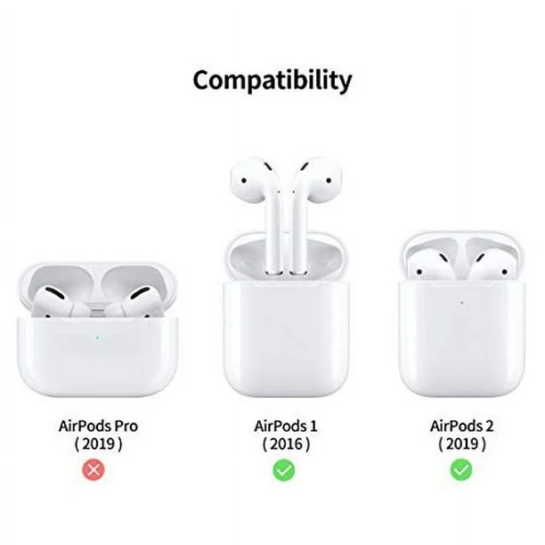 Entronix Case Compatible with AirPods 1st/2nd Gen - Luxury Diamonds Cover