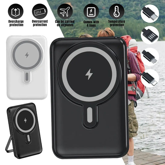 Entronix [Magnetic] Wireless Power Bank - 10000 mAh USB-C/iPhone/Android ENTRONIX