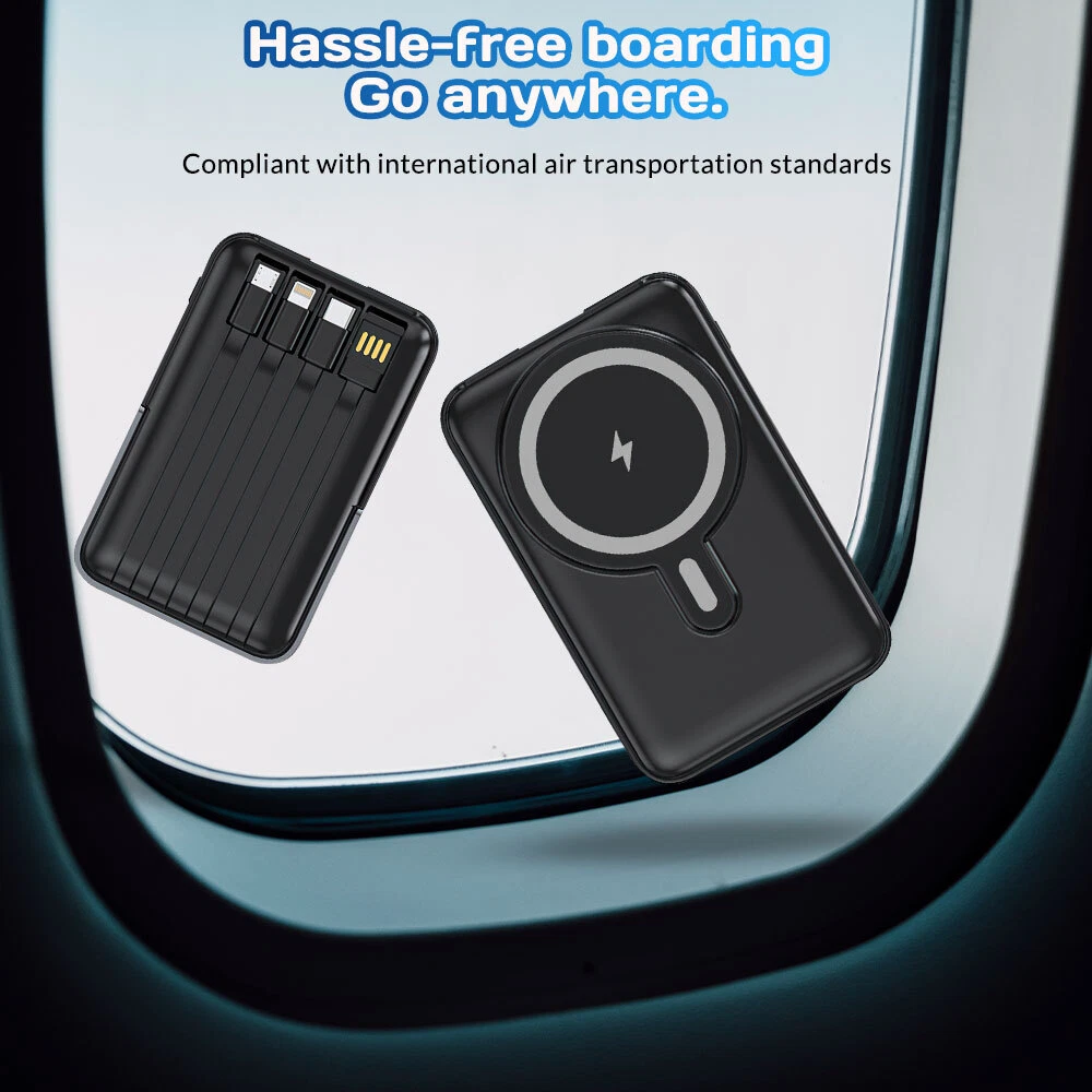 Entronix [Magnetic] Wireless Power Bank - 10000 mAh USB-C/iPhone/Android ENTRONIX