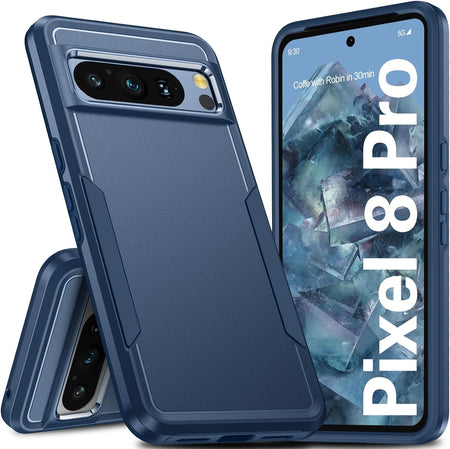Entronix Case Designed for Google Pixel 8 Pro Heavy Duty Case, Protection Shockproof Dropproof Dustproof Anti-Scratch Case - Entro Retail