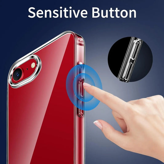 Entronix Case Compatible with iPhone 7/ 8/ SE - [Hard Back] Slim Clear - Entronix