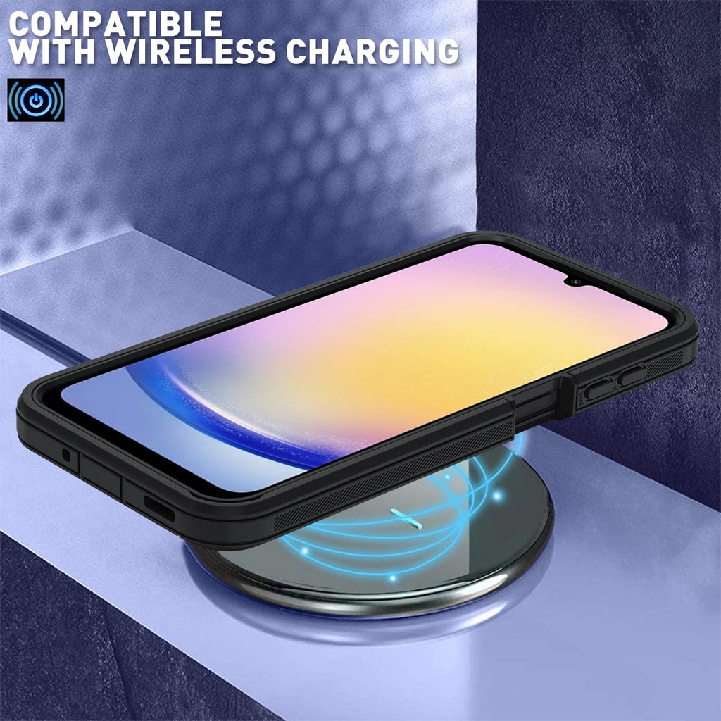 Entronix Bundle Compatible with Galaxy A16 - Heavy Duty Case & 1 Clear Screen Protector