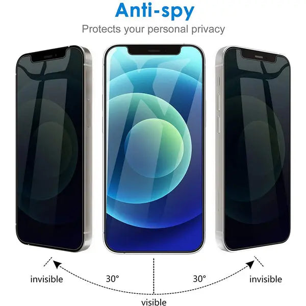 Entronix Anti-Spy Privacy Screen Protector Compatible with Galaxy A16 - 2-Piece Combo - Entronix