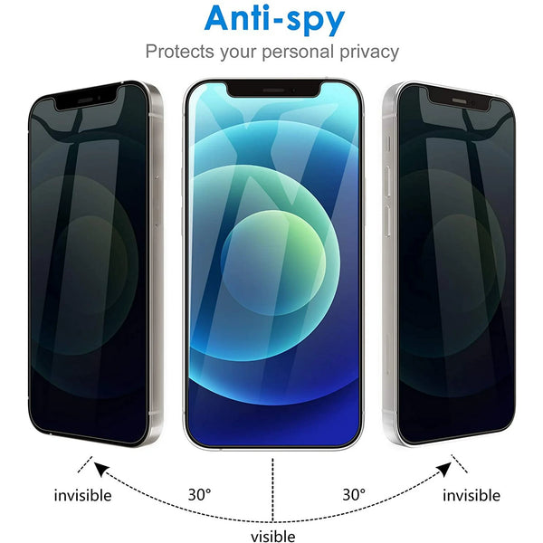 Entronix Anti-Spy Privacy Screen Protector Compatible with Galaxy A06 - 2-Piece Combo