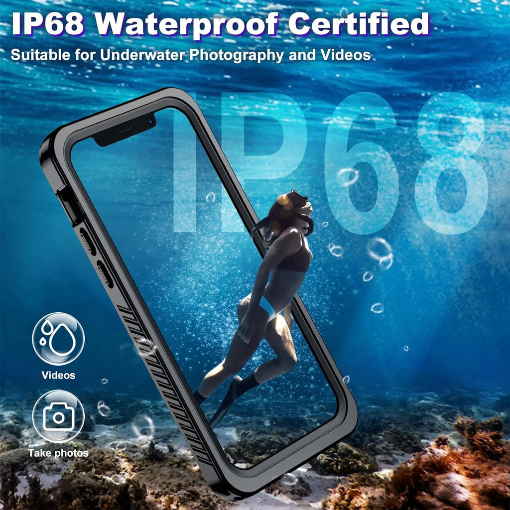 Entronix Waterproof Case for Apple iPhone 8/7/SE Case, Full Body Shockproof with Built In Screen Protector, Heavy Duty Cover - Entro Retail