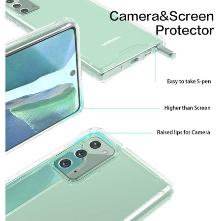 Entronix Samsung Galaxy Note 20 Crystal Clear Case - Slim - Entronix