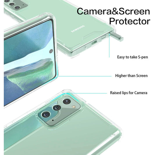 Entronix Samsung Galaxy Note 20 Crystal Clear Case - Slim - Entronix