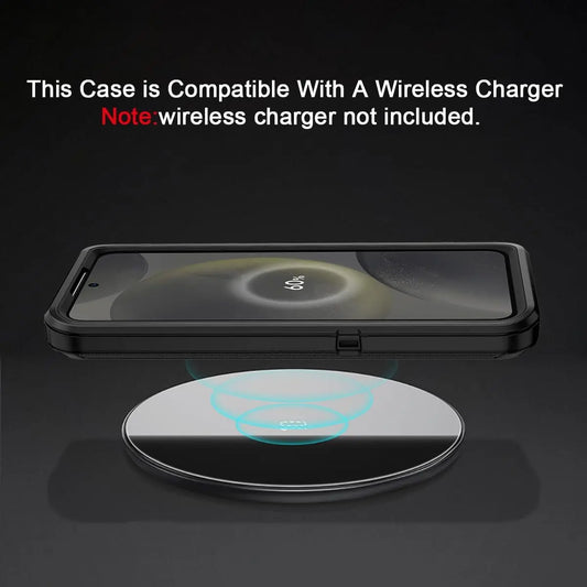 Entronix Case Compatible with Galaxy S25 FE - Triple-Layer Heavy Duty Protection - Entronix