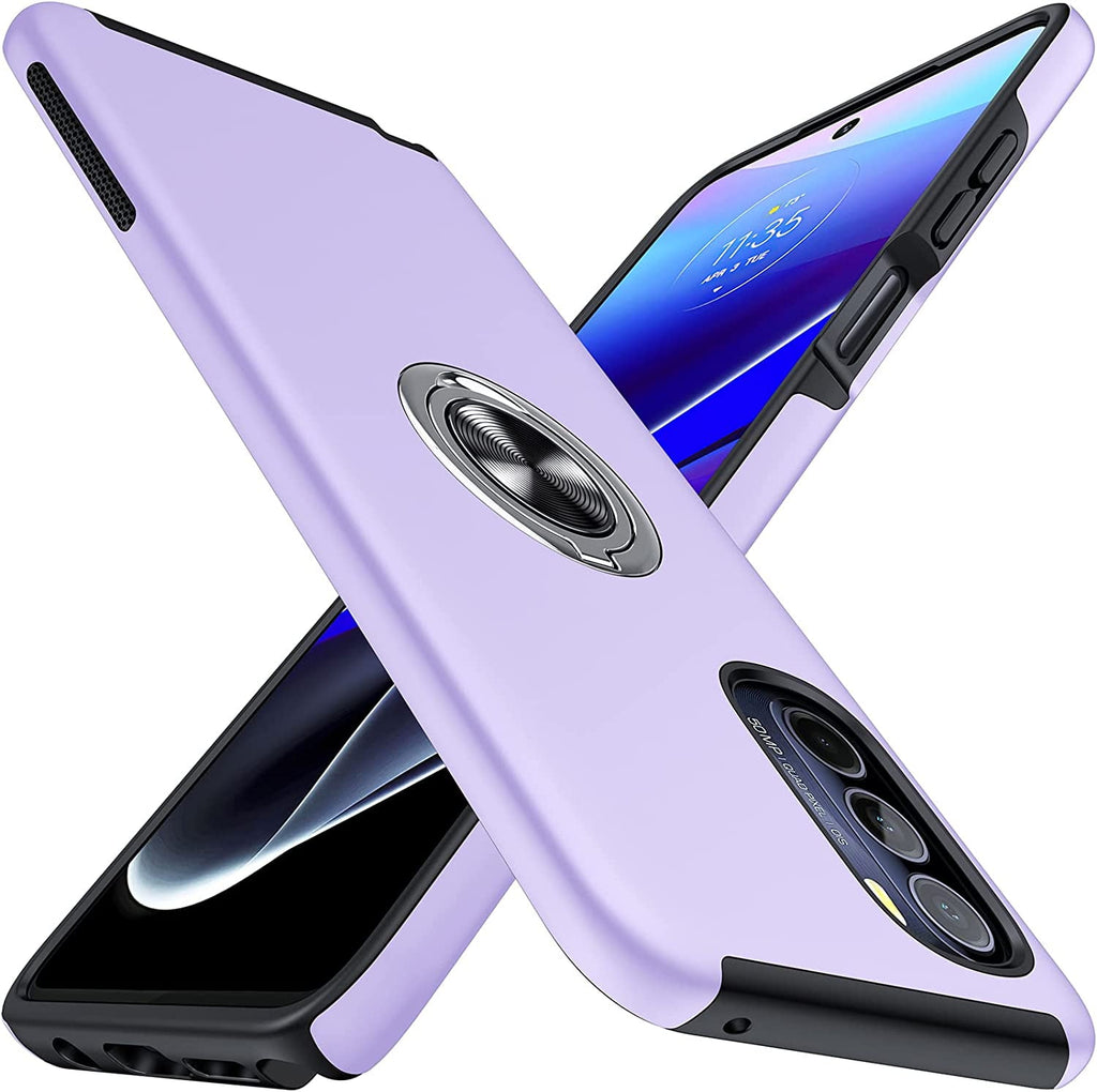 Entronix Case Designed for Motorola G Stylus 2022 Heavy Duty with Built-in Kickstand, Dual Layer Protection Rotating Holder Ring, Sturdy Case - Entro Retail