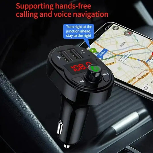 Entronix FM Transmitter & USB Charger - Multifunctional Car Adapter - Entronix
