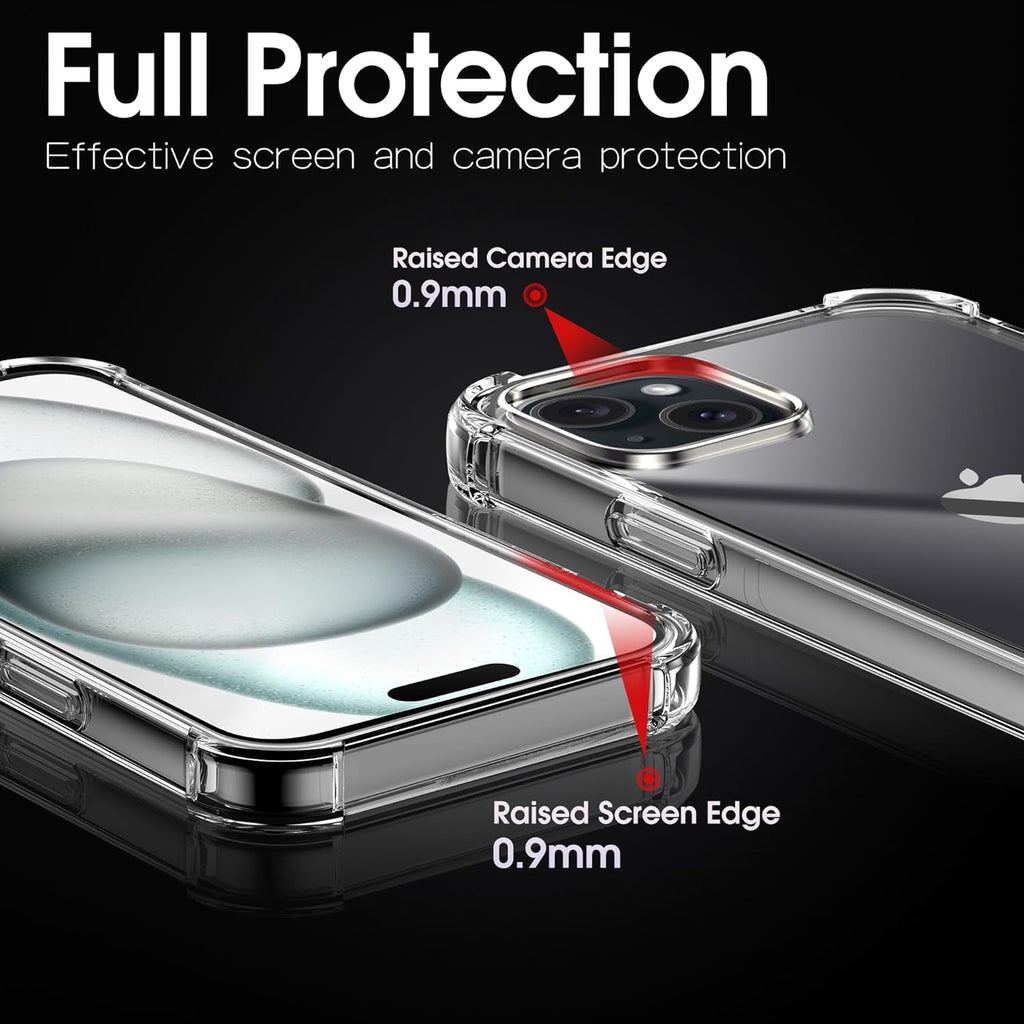 Entronix Case Compatible with iPhone 16E - [Flexible] TPU Clear