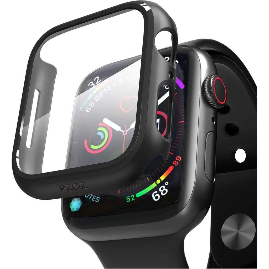 Entronix Apple Watch Series 6/5/4/SE, 44mm Case - Built-In Screen Protector, - Entronix