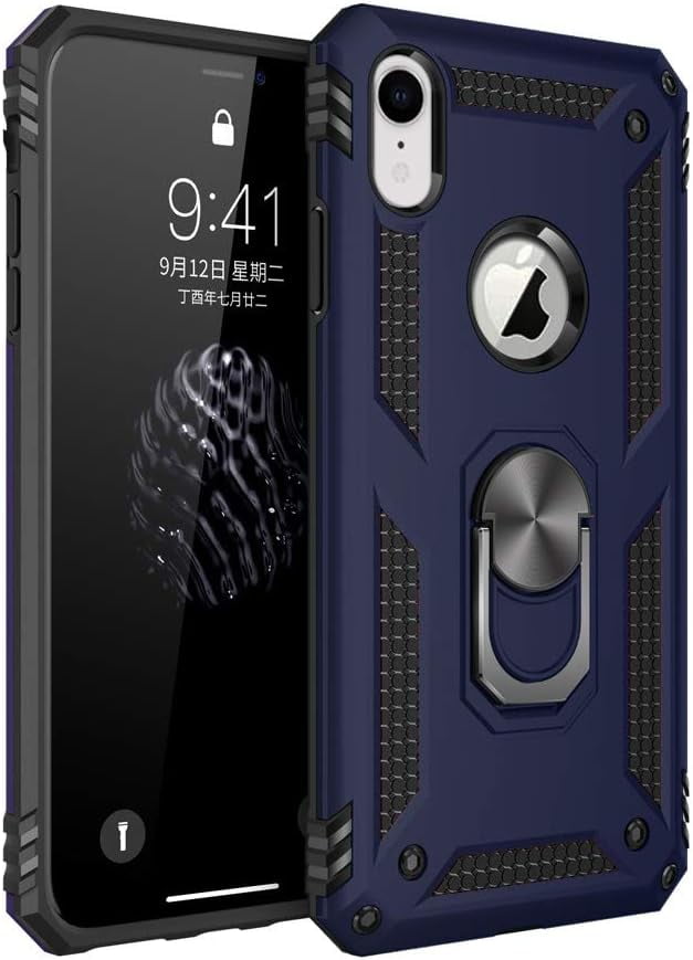 Entronix Apple iPhone XR Case - Guard Ring Holder, Dual Layer Protection - Entro Retail