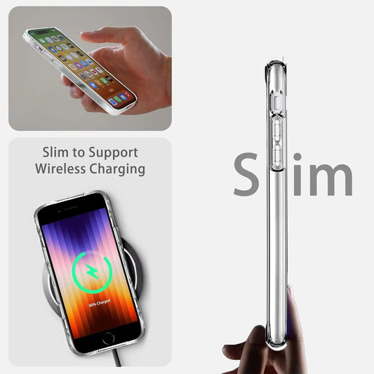 Entronix Apple iPhone 8/7/SE Crystal Clear Case - Sturdy - Entronix