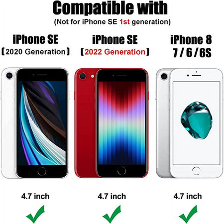 Entronix Apple iPhone 8/7/SE Crystal Clear Case - Sturdy - Entronix