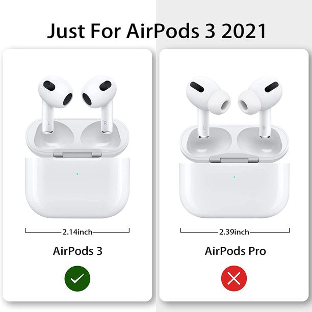 Entronix Apple AirPods 3rd Gen Case - Luxury Rhinestone Cover, - Entronix
