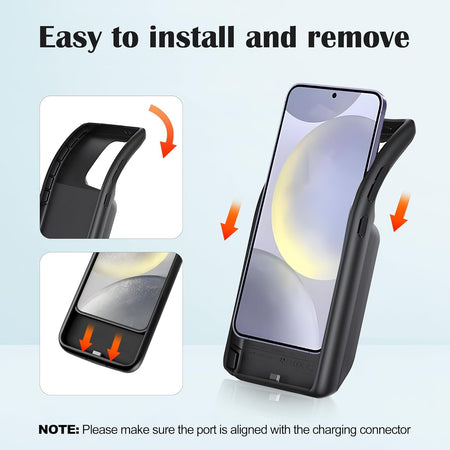 Entronix Samsung Galaxy S24 Plus Case - 7000mAh Battery Charger - Entronix