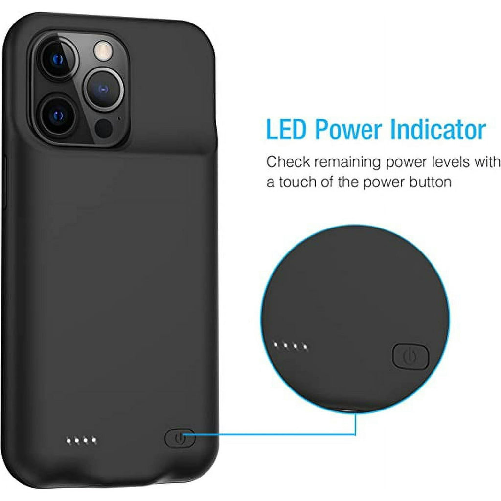 Entronix Case Compatible with iPhone 14 Pro Max - [7000mAh] Charging Powerbank Cover