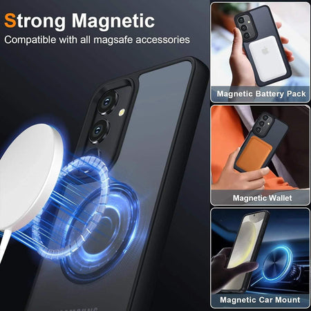 Entronix [Magnetic] Case Compatible with Galaxy S24 Ultra - Translucent Frosted Matte - Entronix