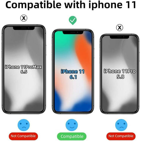 Entronix Apple iPhone 11 Case - [Smile Everyday] Luxury Heart, - Entronix