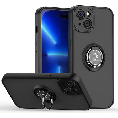 Entronix Apple iPhone 15 Plus/14 Plus Case - Matte Ring Holder, - Entronix