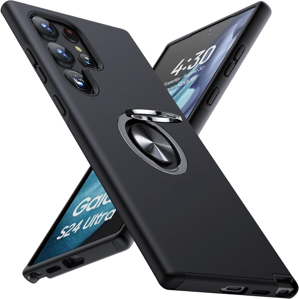 Entronix Samsung Galaxy S25 Ultra 360º Circular Ring Holder Case - Entronix