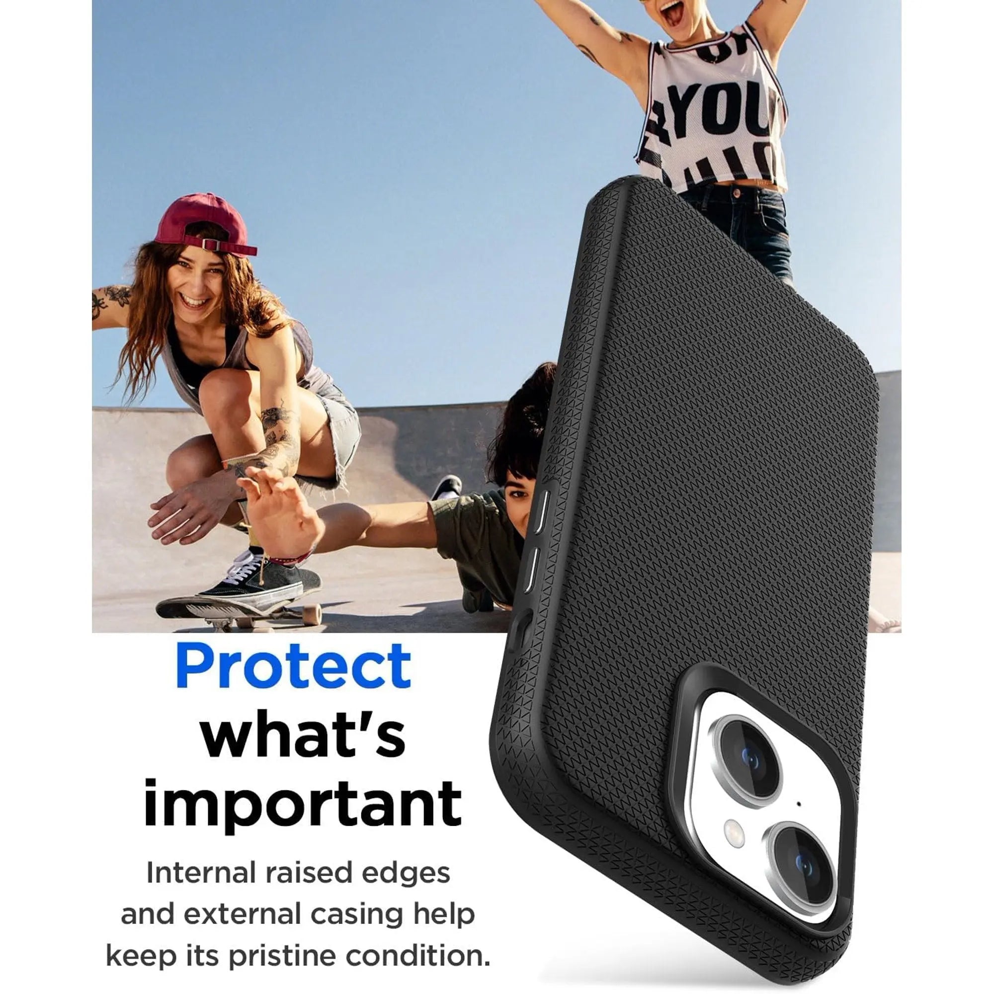 Entronix Apple iPhone 16 Impact Shock Bumper Case, - Entro Retail