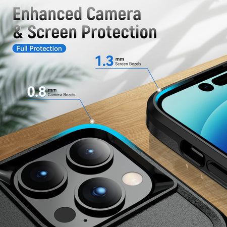 Entronix Heavy Duty Magnetic Case For Apple iPhone 16 Pro Max, Dustproof Anti-Scratch Magnetic Case - Entro Retail