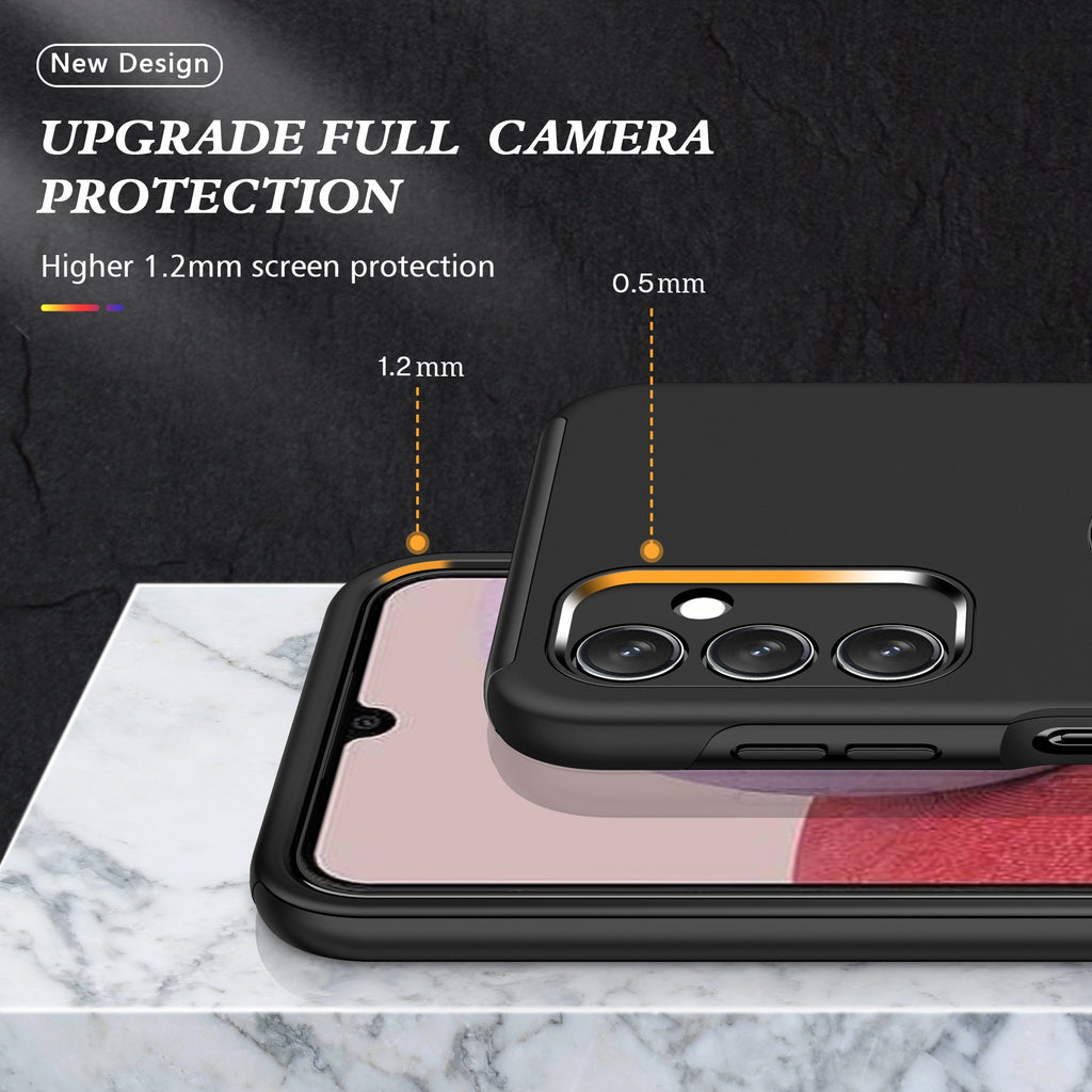 Entronix Bundle Compatible with Galaxy A16 - 360º Circular Ring Gripstand Case & 2 Clear Screen Protectors