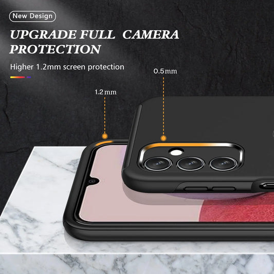 Entronix Bundle Compatible with Galaxy A16 - 360º Circular Ring Gripstand Case & 2 Clear Screen Protectors - Entronix