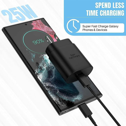 Entronix 25W USB-C Wall Charger - 2-Pack Fast Charging Adapter for iPhone, Pixel, and Galaxy - Entronix