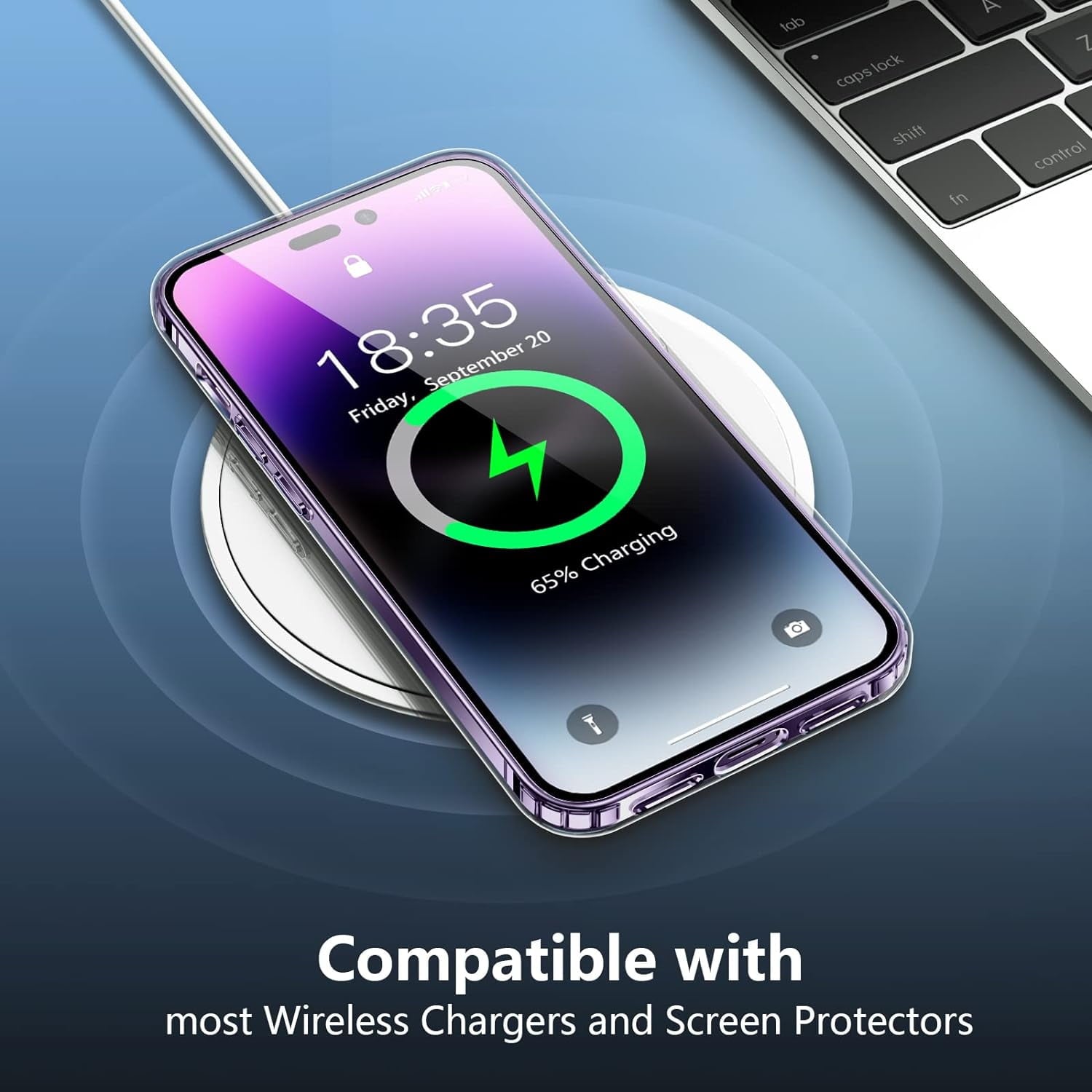 Entronix Bundle Compatible with iPhone 11 Pro - [Hard] Clear Case, 2 Clear Screen Protector & 2 Camera Lens Protectors