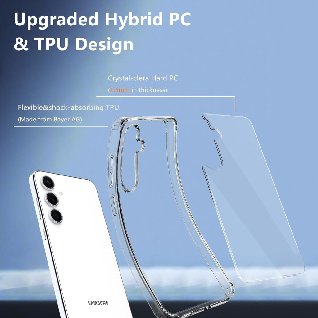 Entronix Samsung Galaxy A16 Crystal Clear Case - Slim - Entronix