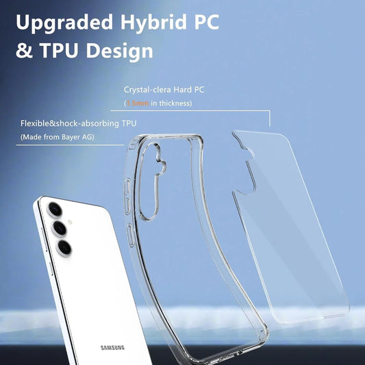 Entronix Samsung Galaxy S24 FE Crystal Clear Case - Slim - Entronix