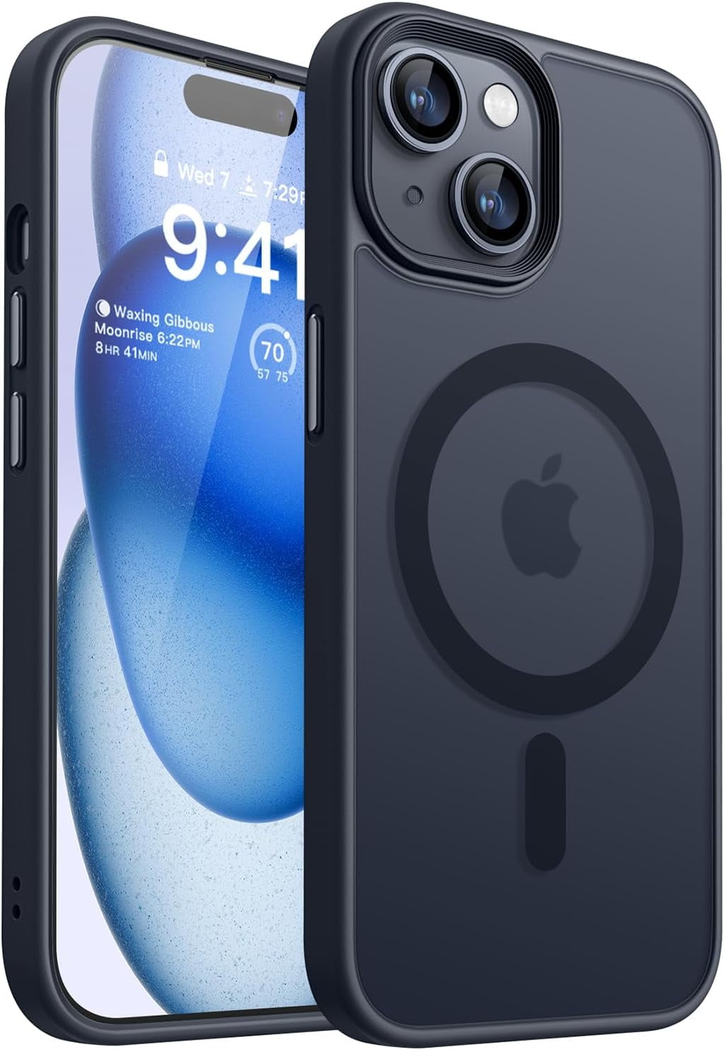 Entronix [Magnetic] Case Compatible with iPhone 14 Plus - Translucent Frosted Matte
